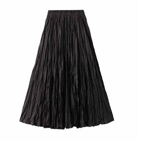 Pleated Maxi Skirt